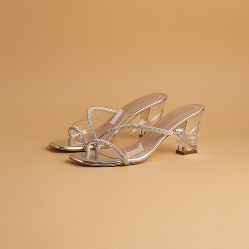 Alaya Transparent Heels